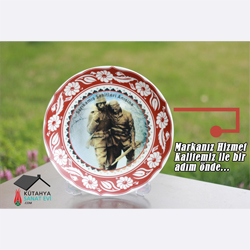 Sarıkamış Şehitleri Anısına Porselen Özel Tabak (Logo Baskılı)